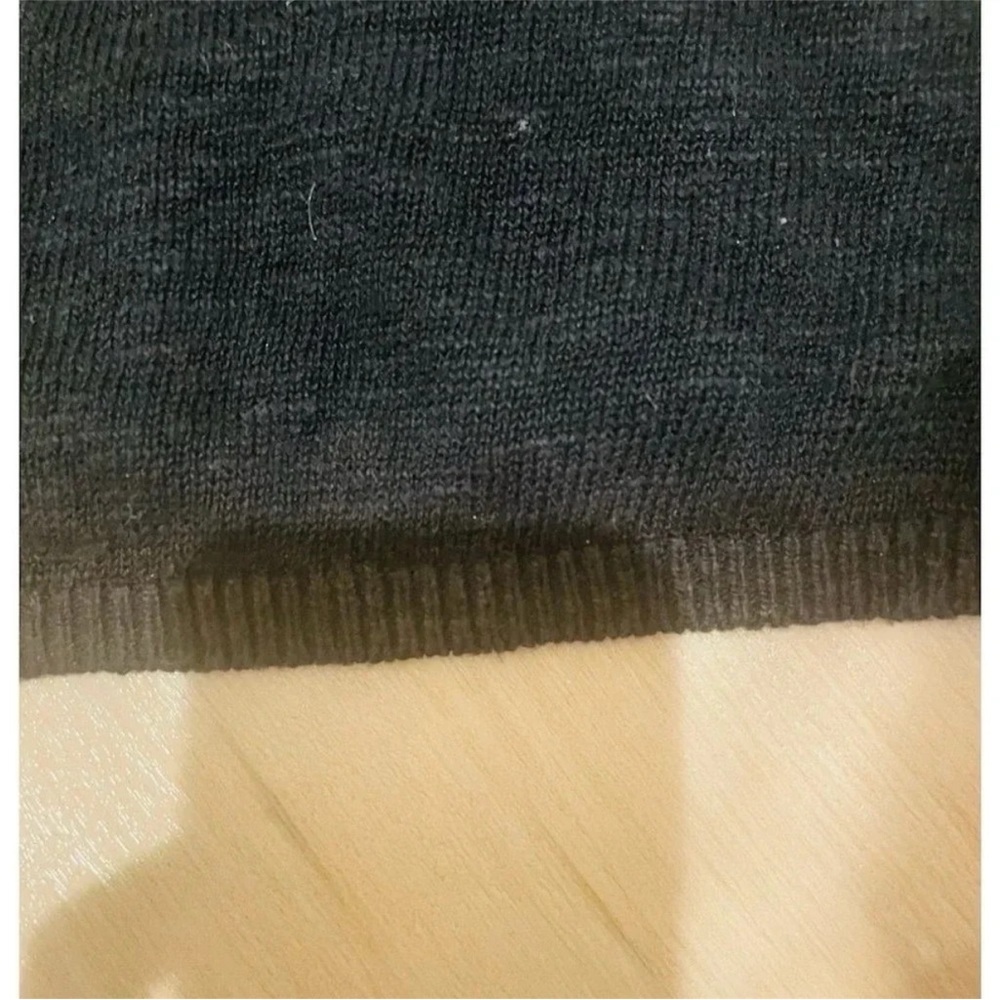 Free People Kai 2 piece Black Knit Cardigan, crop Tank with buttons set small - Picture 14 of 16